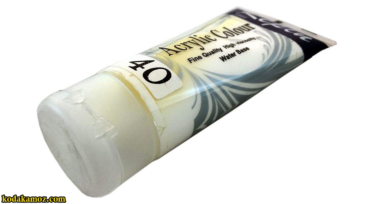 رنگ اکروليک رپين 75 میلی طلایی و نقره ای رنگ اکروليک رپين 75 میلی طلایی و نقره ای