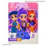 دفتر خط دار دخترانه سیمی 50 برگ دختران شیاطین - تصویر 6